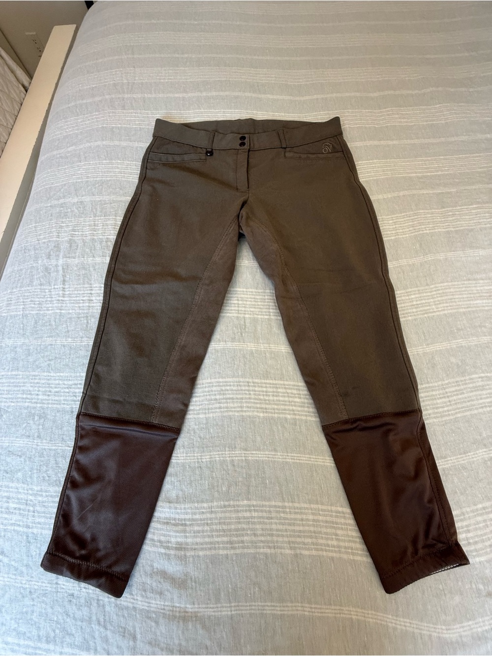 Women’s Brown Two-Tone Riding Pants